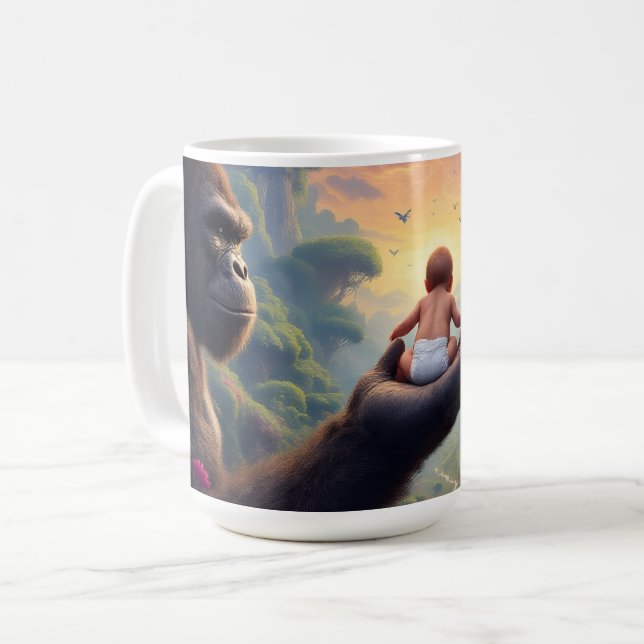 Gentle Gorilla Coffee Mug (Front Left)