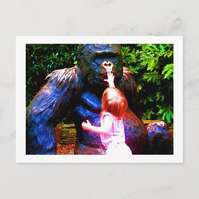 gentle gorilla postcard (Front)