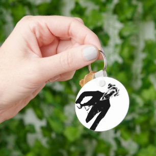 Gentle Great Dane Keychain