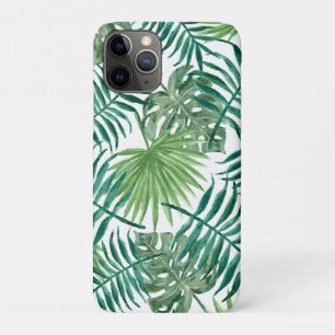 Gentle green leaves iPhone 11 pro case