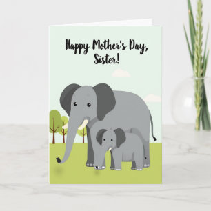 Gentle Grey Mothers Day Card
