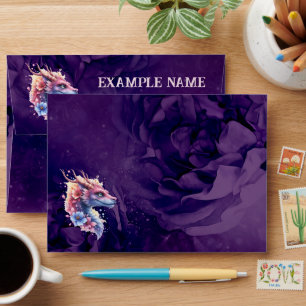 Gentle Guardian Dragon.  Envelope