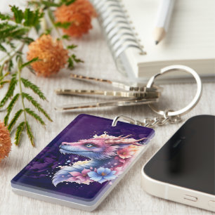 Gentle Guardian Dragon. Keychain