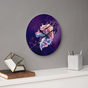 Gentle Guardian Dragon. Large Clock