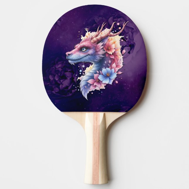 Gentle Guardian Dragon.  Ping Pong Paddle (Front)