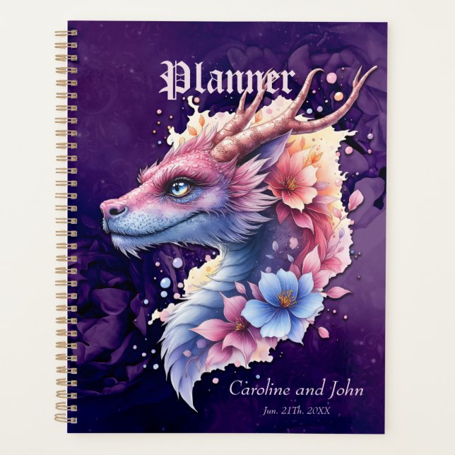 Gentle Guardian Dragon.  Planner (Front)