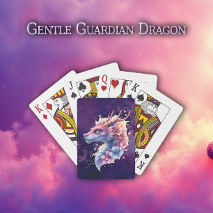 Gentle Guardian Dragon. Playing Cards