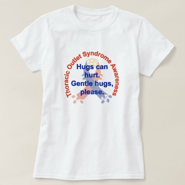 Gentle Hugs TOS Awareness Woman's Tee (Design Front)