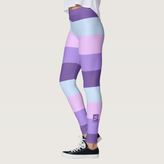 Gentle Lavender Dreams Colour Palette Monogram Leggings