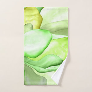 Gentle Leaf abstract Bath Towel Set