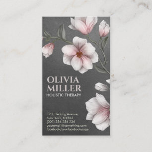 Gentle Magnolia Flower Branch Business Card