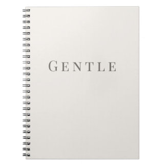 Gentle – Minimal Typography Notebook