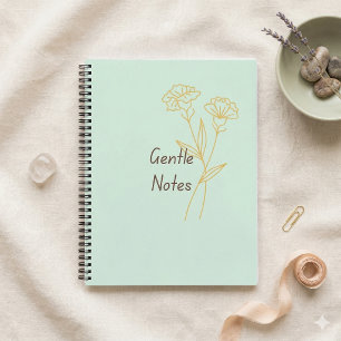 Gentle Notes Minimal Aesthetic Notebook