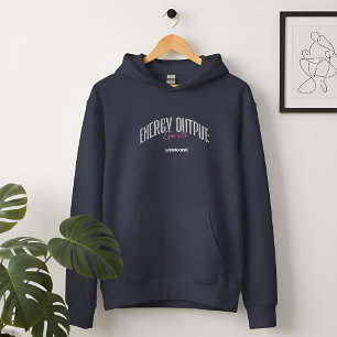 Gentle Observations Energy Output Dark Hoodie