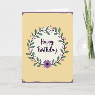 Gentle Pastel Birthday Card