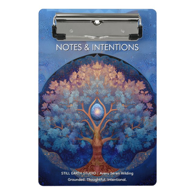 Gentle Radiance | Tree of Life B&B Mini Clipboard (Front)