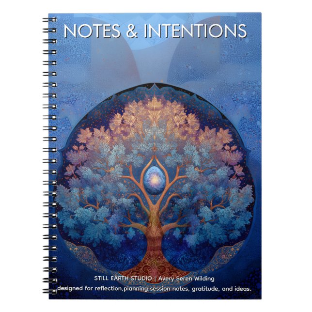 Gentle Radiance | Tree of Life B&B Notebook (Front)
