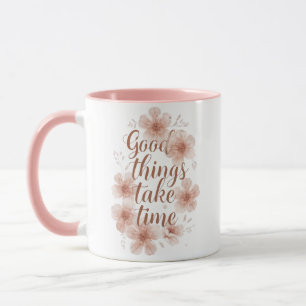 Gentle Reminder with Soft Florals Mug