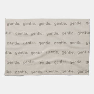 Gentle Repeated Word Pattern Cozy, Calm & Soft  Kitchen Towel