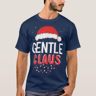 Gentle Santa Claus Christmas Matching Costume  T-Shirt