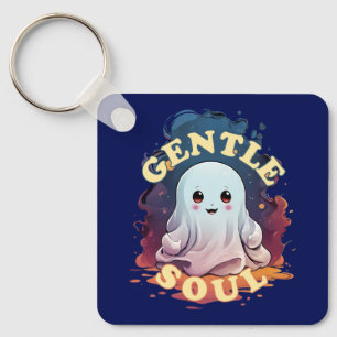 Gentle Soul Kawaii Ghost Keychain