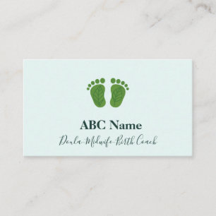 Gentle Steps Doula & Birth Coach Business Card
