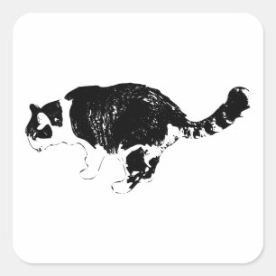 Gentle Strokes, Happy Mark Square Sticker