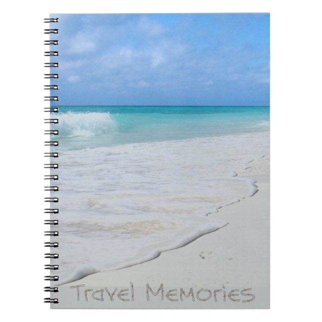 Gentle Surf Travel Memories Notebook (Front)