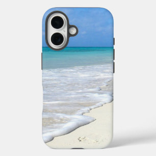 Gentle Surf White Sand Beach iPhone 16 Case