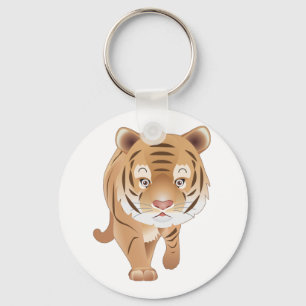 Gentle Tiger Keychain