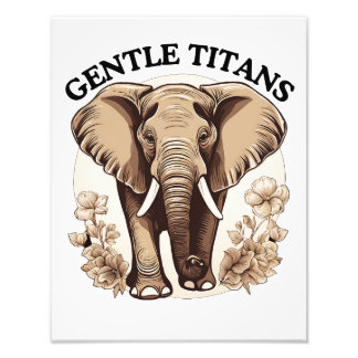 Gentle Titans Photo Print