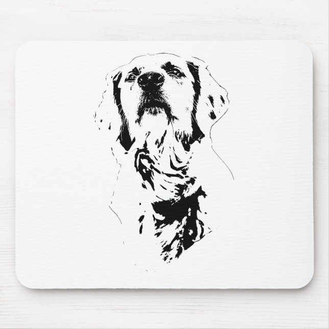 Gentle Touch, Focused Desk Mouse Pad (Front)