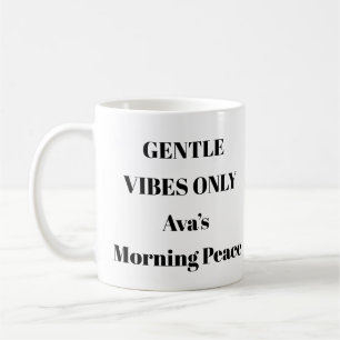 Gentle Vibes Only Aesthetic Mental Health Mug