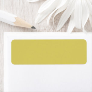 Gentle Warm Yellow Address Labels