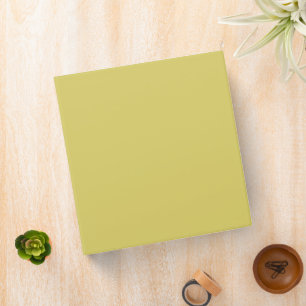 Gentle Warm Yellow Decorative Binder