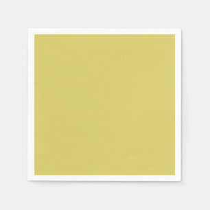 Gentle Warm Yellow Paper Napkins