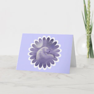 Gentle Winter Polar Bears Holiday Card