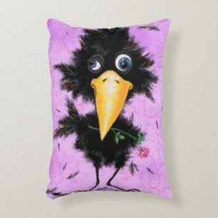 Gentleman Bird Funny Pillow