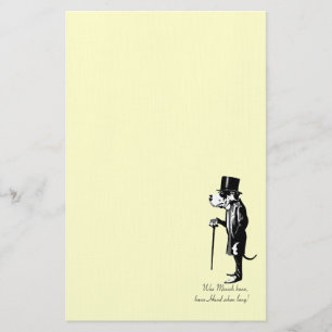 Gentleman Dog Stationery