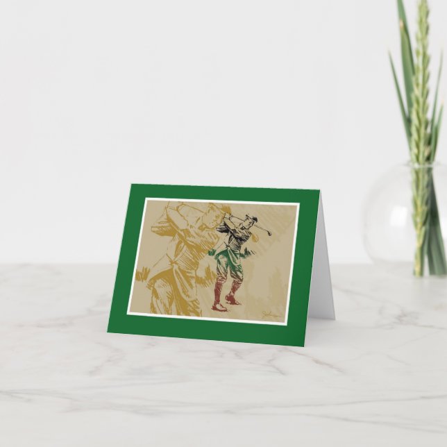 Gentleman Golfer Card (Front)