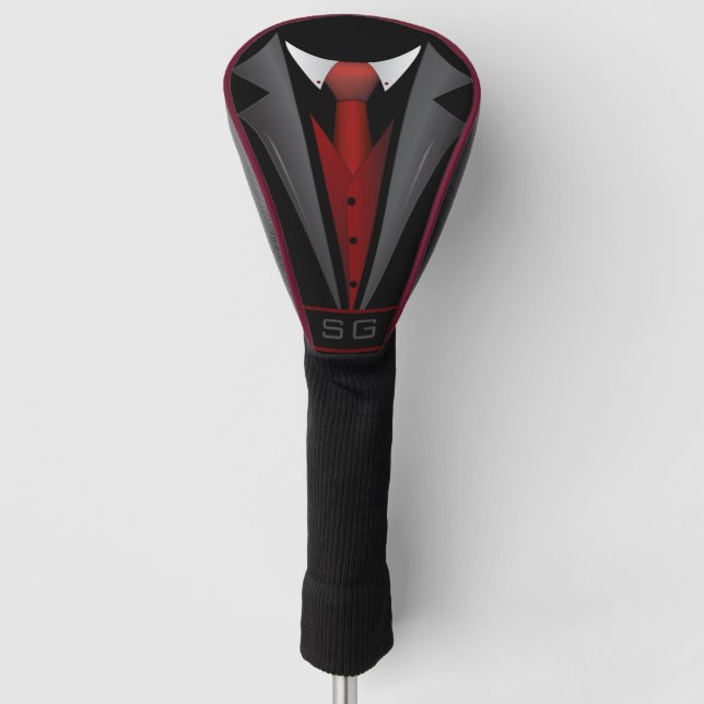 Gentleman Golfer Golf Head Cover (Front)