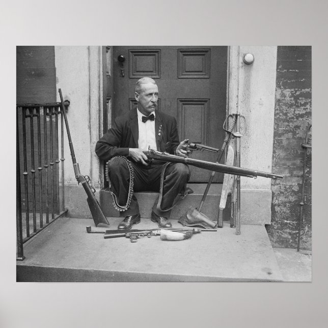 Gentleman Gunslinger, 1927. Vintage Photo Poster (Front)