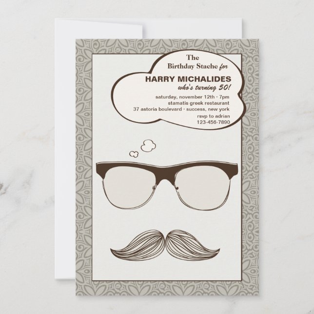 Gentleman Jim Invitation (Front)