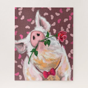 Gentleman Pig Jigsaw Puzzle