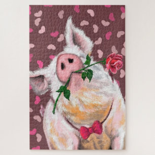 Gentleman Pig - Love Jigsaw Puzzle