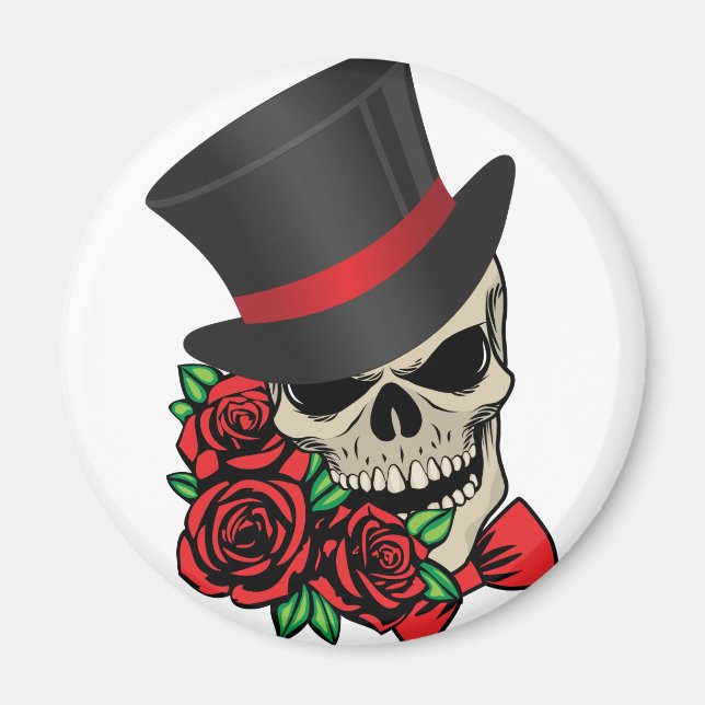 Gentleman Skull Magnet (Front)