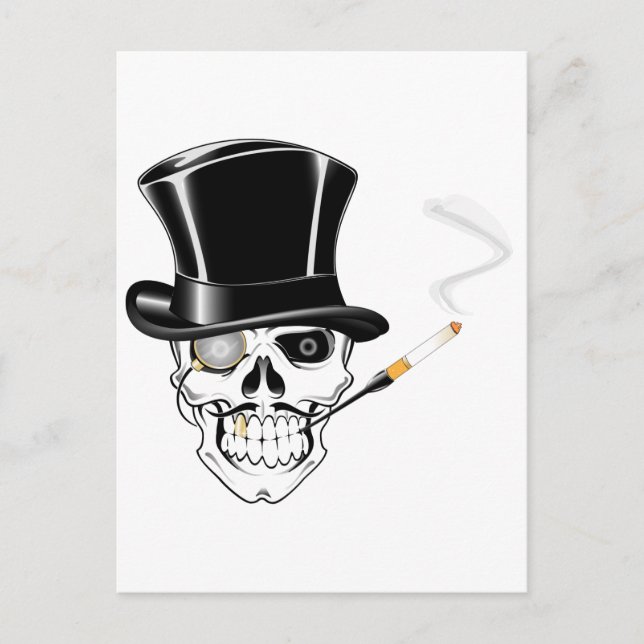 Gentleman Skull Postcard (Front)