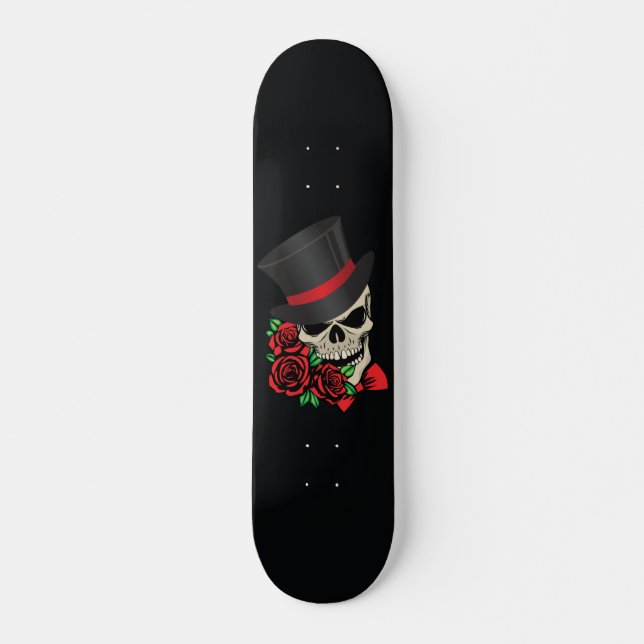 Gentleman Skull Skateboard (Front)