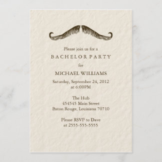 Gentleman's Bachelor Party (Today's Best Award) Invitation