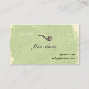 Gentleman's Pipe Calling Card business card v2